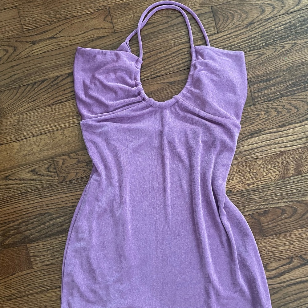 Purple Peppermayo Beach Dress